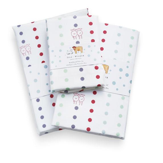 Single Bed Set - Duvet Cover, Fitted Sheet & Pillowcase - Isla & Wilbur