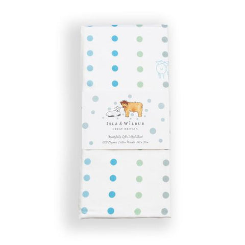 Twin Lambs Cot Bed Fitted Sheet