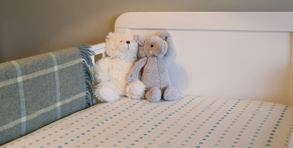 Small Spots Cot Bed Fitted Sheet - Isla & Wilbur