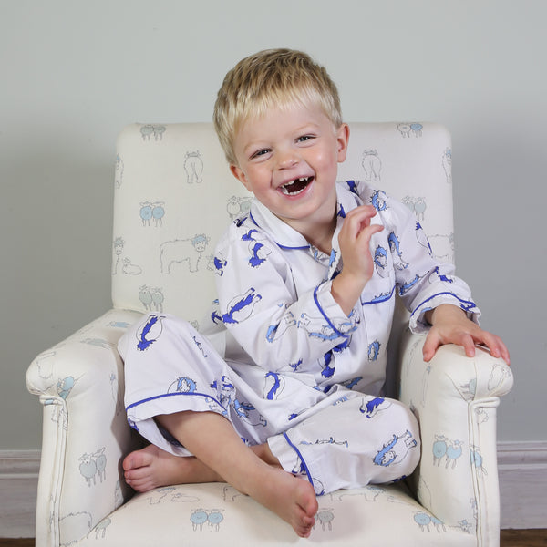 Blue Pony Pyjamas - Isla & Wilbur