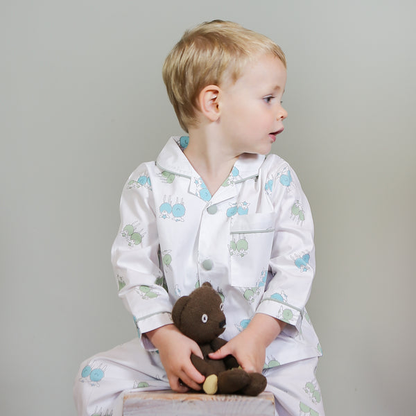 Green Isla Lamb Pyjamas - Isla & Wilbur