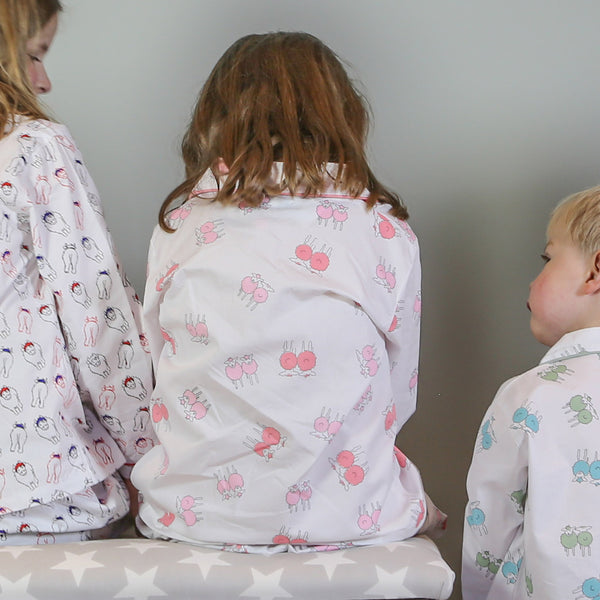Pink Isla Lamb Pyjamas - Isla & Wilbur