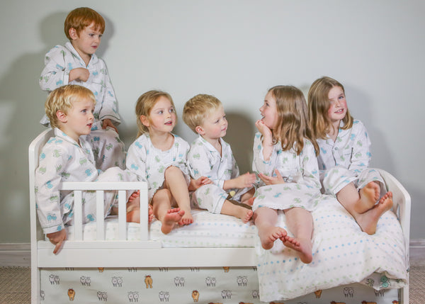 Green Isla Lamb Pyjamas - Isla & Wilbur