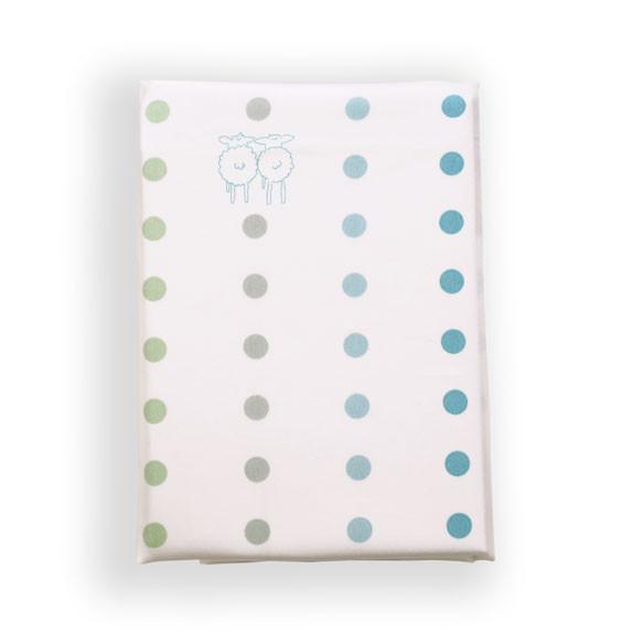 Children's Organic Single Bed Pillowcase Spots - Isla & Wilbur