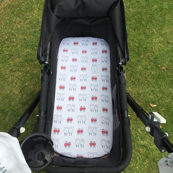 Pair of Moses Basket Fitted Sheets - Isla & Wilbur