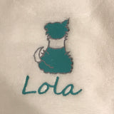 Embroidered Personalised Rory Puppy Dressing Gown