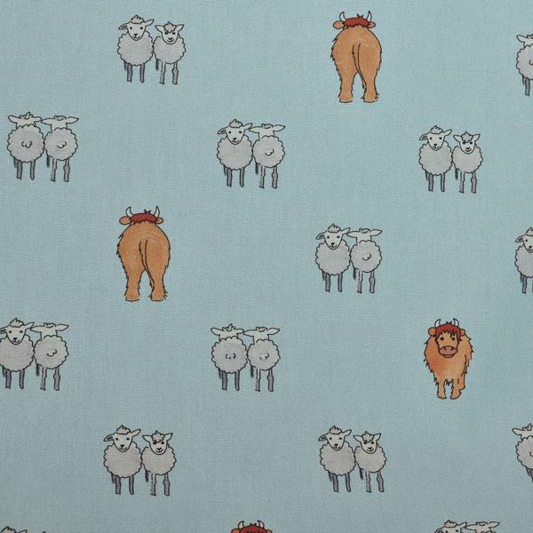 Isla & Wilbur Living In Colour Fabric by the metre - Isla & Wilbur