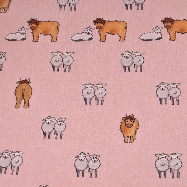 Isla & Wilbur Living In Colour Fabric by the metre - Isla & Wilbur