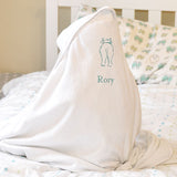 Embroidered Personalised Hooded Towel - Isla & Wilbur