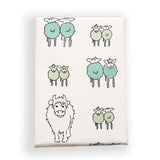 Children's Organic Single Bed Pillowcase Twin Lambs - Isla & Wilbur