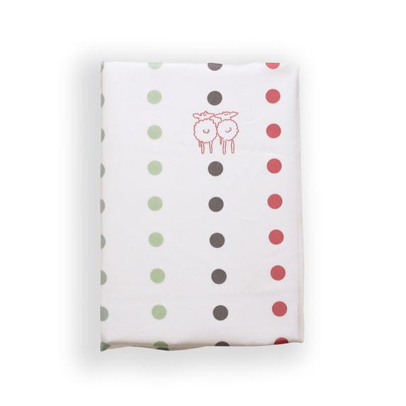 Children's Organic Single Bed Pillowcase Spots - Isla & Wilbur