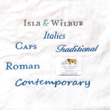 Embroidered Personalised Wilbur Calf Dressing Gown - Isla & Wilbur