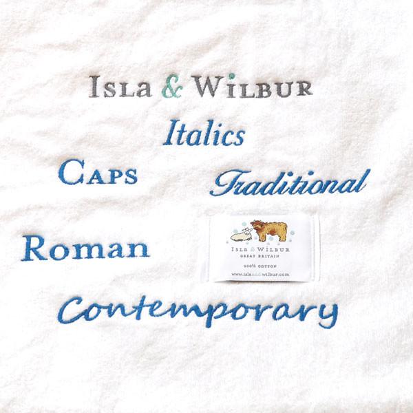 Embroidered Personalised Wilbur Calf Dressing Gown - Isla & Wilbur